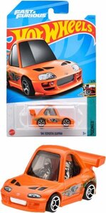 即決☆☆'94 TOYOTA SUPRA FAST & FURIOUS TOONED トヨタ スープラ ワイルドスピード HNK45　ホットウィール 　Hot Wheels☆