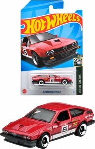 即決☆☆ALFA ROMEO GTV6 3.0 アルファロメオ　アルフェッタRETRO RACERS　 HNK17 　ホットウィール 　ベーシックカー　Hot Wheels