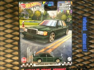 即決☆☆ メルセデス・ベンツ 190E 2.5-16 MERCEDES-BENZ　ブールバード HWW12 　プレミアムモデル HOT WHEELS ホットウィール　