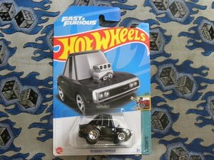 即決☆☆'70 DODGE CHARGER TOONED ワイルド・スピード FAST & FIRIOUS　ホットウィール Hot Wheels