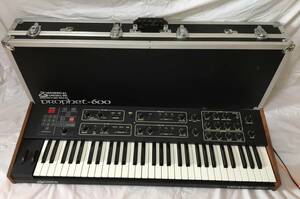 〇N684〇動作品 SCI SEQUENTIAL CIRCUITS Prophet-600 プロフェット600 シンセサイザー アナログシンセ 純正ハードケース付 直接取引可