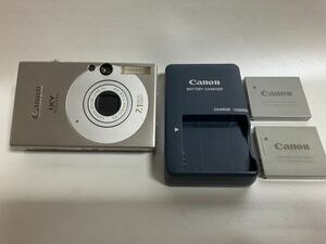 【動作OK】Canon キャノン　IXY デジタルカメラ PC1228 バッテリー2個　NB-4L 充電器　CB-2LV デジカメ 