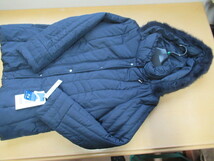 新品・婦人フード付き暖かコート・Ｍ寸・１着・Ｗ４５9_画像1