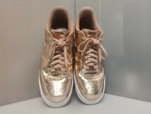 WMENS NIKE AIR FORCE ONE PINKGOLD　ナイキ　エアフォースワン　ピンクゴールド　メタリック　シャンパン　希少サイズ　31cm　　　　_画像4