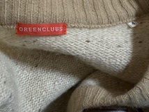 GREEN CLUBSグリーンクラブ スヌーピー刺繍　アンゴラ混セーター　サイズ4_画像5