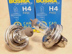 BOSMA H4E12V 100/90W 欧州車用 2個 セット