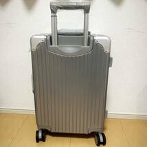 スーツケース　キャリーバッグ　Sサイズ　グレー　TSAロック　軽量　お洒落　旅行　男女兼用_画像4
