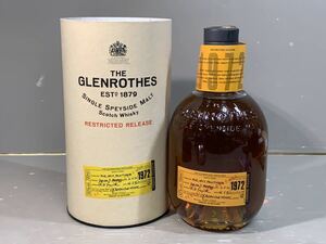 K518 【 希少品 グレンロセス 1972 (1972-1996） GLENROTHES 700ml 43% RESTRICTED RELEASE 制限付きリリース 】シングルモルト 】