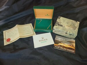 ■本物ROLEX80年代ヴィンテージBOX＆付属品一式サブマリーナ5513■ロレックス箱.ボックス.ケース