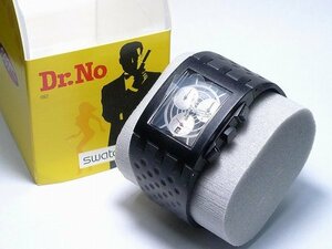 ▲602566*11▲SWATCH/スウォッチ・007/ダブルオーセブン・40周年記念モデル・Dr.No・コラボ腕時計・ケース付