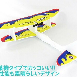 電動グライダー 【D】 EPグライダー 電動飛行機 エアグライダー スタントグライダー 簡単充電ですぐ飛ばせる おもちゃ 簡単組立 USB充電の画像3