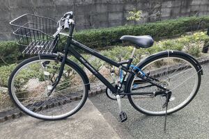 外装6段 27インチ アサヒサイクル ビズストリート Asahi Cycle BIZ STREET ツヤケシブラック 自転車
