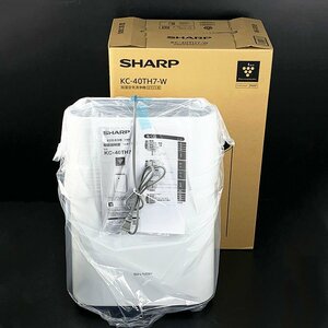 未使用品 SHARP シャープ 加湿空気清浄機 ホワイト系 KC-40TH7-W 2023年製 プラズマクラスター搭載 [U11153]