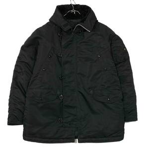 ALPHA INDUSTRIES(アルファインダストリーズ)フライトジャケット N-3B メンズM ブラック