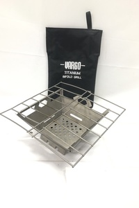 【送料無料】東京)VARGO バーゴ Titanium Fire Box Grill チタニウムファイヤーボックスグリル