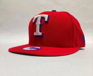 NEW ERA ニューエラ MLB Texas Rangers レンジャーズ 9FIFTY Snapback キャップ フリーYouthサイズ