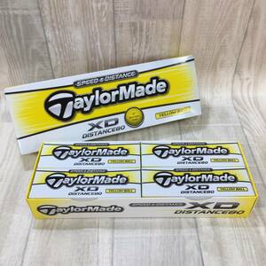 T2391●TAYLORMADE XD DISTANCE80●1ダース（3×4）●YELLOW BALL テーラーメイド ゴルフボール