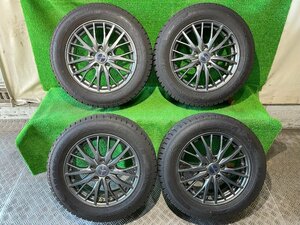 ガリなし weds ravrion RM01 16インチ 6.5J +38 PCD114.3 5H【205/60R16】ICE NAVI 2018年製 7分山 冬 スタッドレスタイヤ付4本セット！