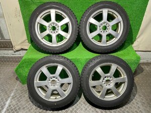 マルチホイール 17インチ 7.0J +53 PCD100/114.3 5H【215/55R17】WINTERMAXX 2019年製 8分山 冬 スタッドレスタイヤ付4本セット！バリ山