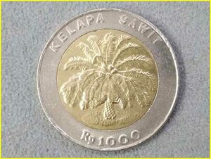 【インドネシア 1000ルピア 硬貨/1996年】 1000 RUPIAH/クラッド貨/バイカラー/バイメタル/硬貨/コイン