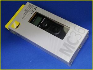 【未使用品?/NIKON MC-36】 ニコン リモートコード JAN：4960759025203/レリーズ