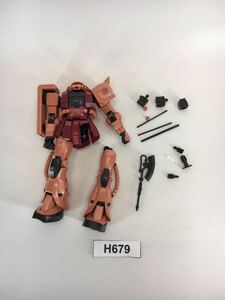 【即決】RG 1/144 シャア専用ザクⅡ ガンダム ガンプラ 完成品 ジャンク 同梱可 H679