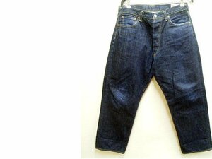 * prompt decision [W35] dark blue Evisu 2001 NO.2 made in Japan Vintage reissue replica Denim pants #6522