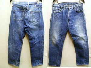 ◇即決[W34]オリジナル 66前期 Levi's 501 ビンテージ シングルステッチ 赤耳 セルビッチ デニム パンツ■6770