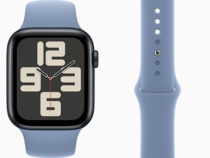 【新品 未開封】Apple Watch SE 第2世代 GPS 2023年 44mm ミッドナイトアルミニウム と ウインターブルースポーツバンド M/L(NLA753-1) 