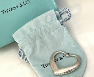 rrkk2117 BlueBOX 袋 入りTIFFANY&Co ティファニー エルサ シルバー オープンハート XLサイズ ペンダント トップ チャーム 