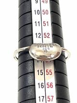 rrkk2185 TIFFANY&Co.ティファ ニー 925 SILVER ビーンリング指輪 サイズ13号～14号_画像3