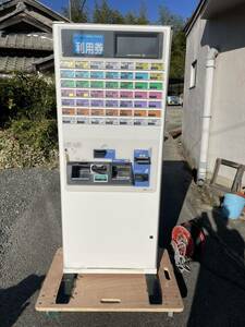 SHiBAURA Shibaura automatic sale machine ticket . machine KAΣ249NN3 owner manual attaching .100V ticket meal ticket . shop store eat and drink shop business use present condition selling out 