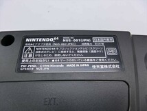 T【3え-97】【100サイズ】ニンテンドー64 本体 NUS-001/Nintendo64/任天堂/ゲーム機/通電可 ジャンク扱い/※傷 汚れ 外箱傷み有_画像6