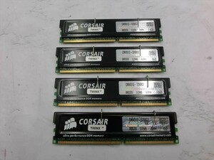 T【3か-58】【60サイズ】▲Corsair Twinx CMX512-3200C2 4枚セット/512MB/XMS3200/ジャンク扱い