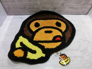 T【3か-94】【80サイズ】▲タグ付き美品/BAPE APE BABY MILO RUG MAT ラグマット/A BATHING APE nigo/マット