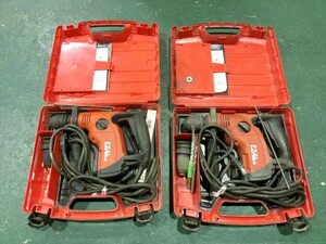 T【N2-50】【140サイズ】HILTI ヒルティ TE6-S ハンマードリル 電動工具 2点セット/ケース入り/簡易動作確認済/※使用感有