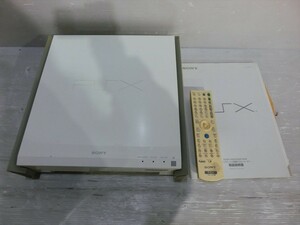 T【O2-15】【100サイズ】SONY ソニー/PSX 本体・取説・リモコン DESR-5000/ジャンク扱い/※傷・汚れ有