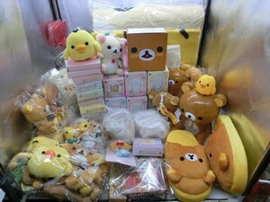 T【3こ-10】【160サイズ】未検品/リラックマグッズまとめてセット/大量/サンエックス/ぬいぐるみ/食器/コップ 他