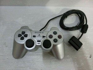 T【R2-13】【60サイズ】▲PS2 純正アナログコントローラー デュアルショック2 SCPH-10010/ジャンク扱い/※傷・汚れ有