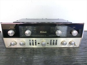 T【S2-24】【140サイズ】McIntosh マッキントッシュ/オリジナル 真空管式 コントロールプリアンプ C-22/通電可/※動作未確認・傷・汚れ有