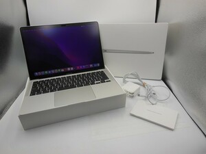 T【リ3-59】【100サイズ】Apple m1チップ MacBook Air 13インチ 8GB 512GB SSD model no.A2337/※商品説明必読