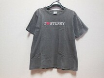 T【ヲ3-91】【送料無料】STUSSY ステューシー/半袖 Tシャツ/レディース/Sサイズ/トップス/※毛羽立ち・ヨレ・素材劣化有_画像1