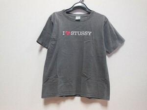 T【ヲ3-91】【送料無料】STUSSY ステューシー/半袖 Tシャツ/レディース/Sサイズ/トップス/※毛羽立ち・ヨレ・素材劣化有