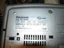 Panasonic/パナソニック　目覚まし時計付ラジオ/クロックラジオ RC-6266 中古_画像9