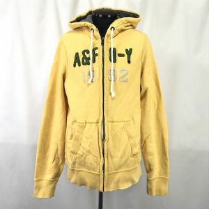 アバクロンビー＆フィッチ★ジップアップ/スウェットパーカー【メンズL/黄/yellow】abercrombie＆fitch/Jakets/Jumpers◆BH338