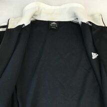 アディダス/adidas★ジャージジャケット【メンズL/黒×白/black×white】腕ストライプ/Jakets/Jumpers◆BH360_画像5