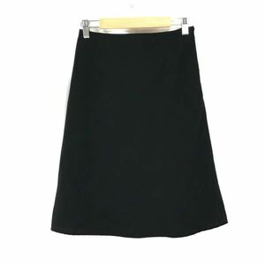 コムサイズム/COMME CA ISM★Aラインスカート/台形【レディースS/黒/black】Skirts◆BH364