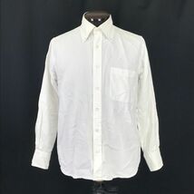 Made in Japan★pt.alfred/ピーティーアルフレッド★ボタンダウンシャツ【Mens size -M/白/white】Tops/Shirts◆BH145_画像1