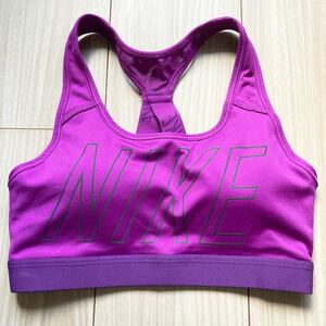 未使用 送料無料★NIKEナイキ★ブラトップ/Sサイズ★ロゴテープスポーツブラスポブラジムトレーニングダンス部活スポーツ陸上ランニング