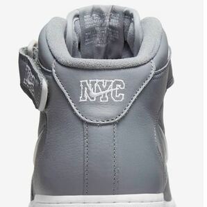 新品未使用 送料無料★NIKEナイキ★AIR FORCE1 MID QS NYCCOOLGREY/US11 29cmDH5622-001 エアフォース1 ミッドカットスニーカーグレーの画像5